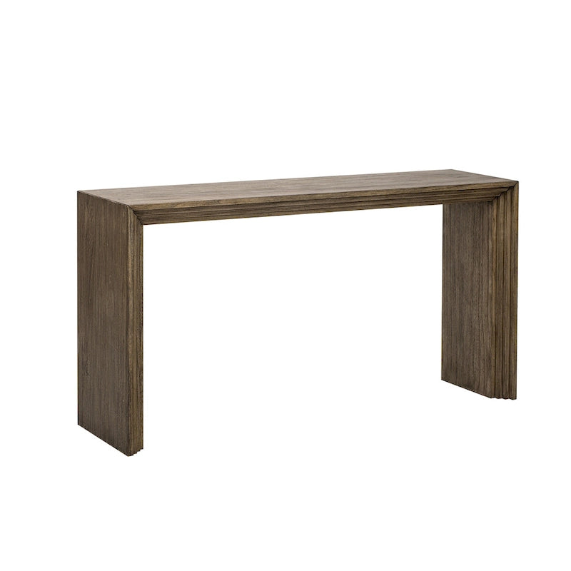 Console en placage de bois massif pour foyer, salon ou entrée