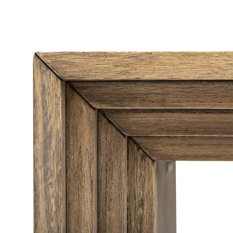 Console en placage de bois massif pour foyer, salon ou entrée