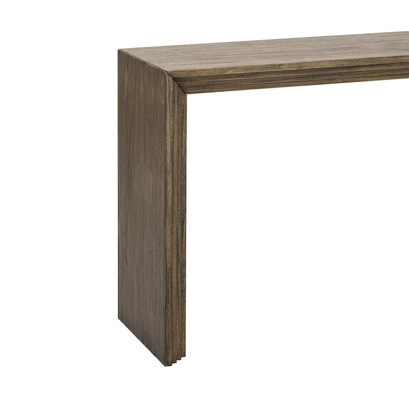 Console en placage de bois massif pour foyer, salon ou entrée