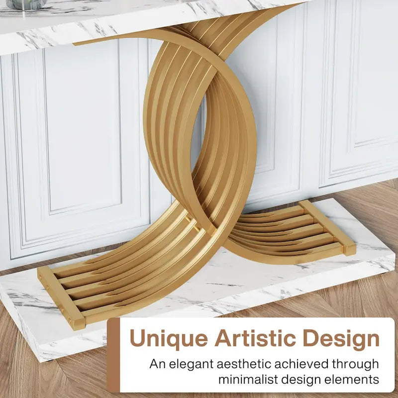 Console de 99 cm, Table d'appoint étroite pour entrée, Table de canapé pour foyer