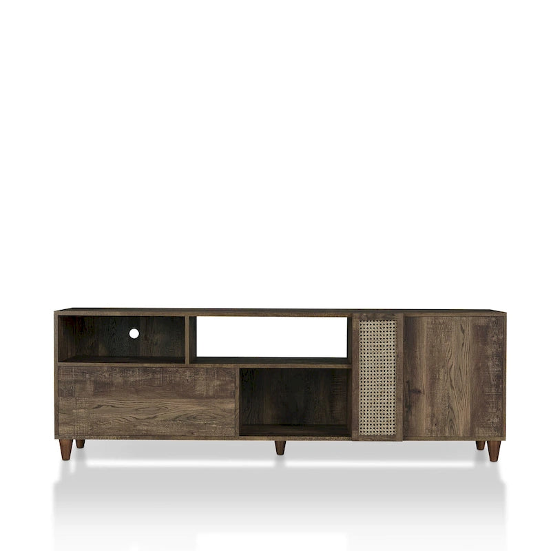 Meuble TV Mid-Century Modern de 178 cm avec tiroir