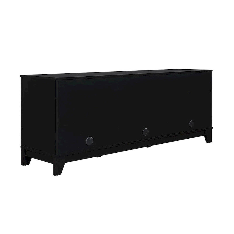 Console de meuble TV moderne en rotin de 160 cm (62.99 po)