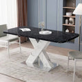 Table à manger carrée moderne 47,24-62,99 L