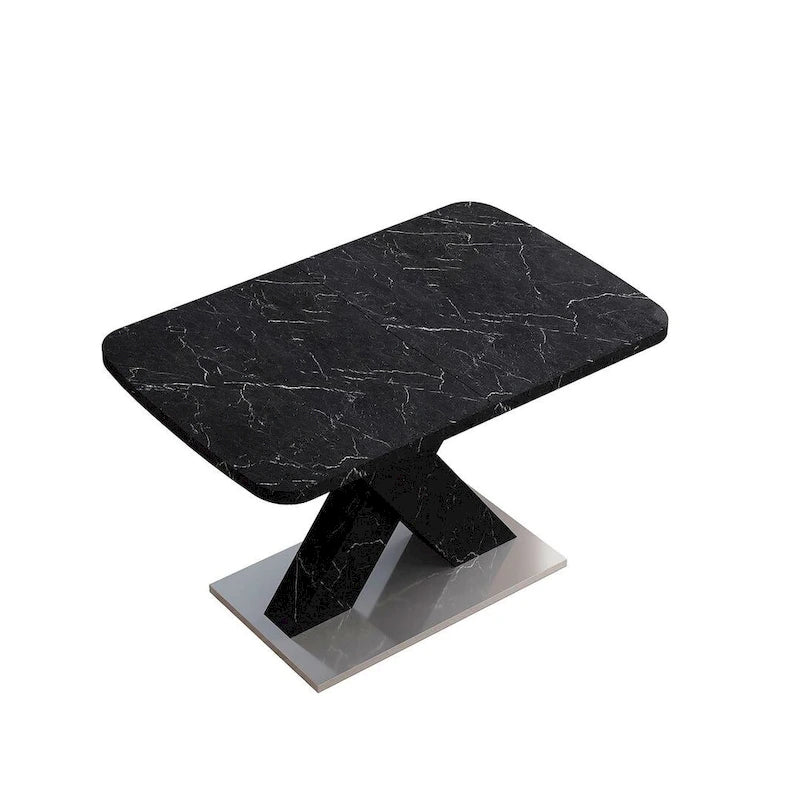 Table à manger carrée moderne 47,24-62,99 L