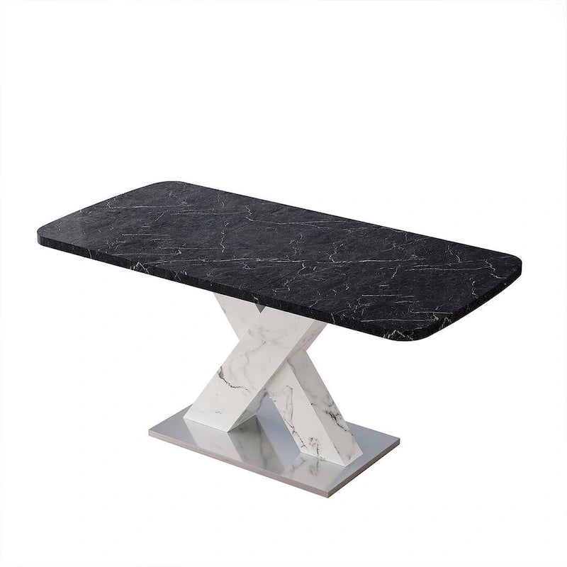 Table à manger carrée moderne 47,24-62,99 L