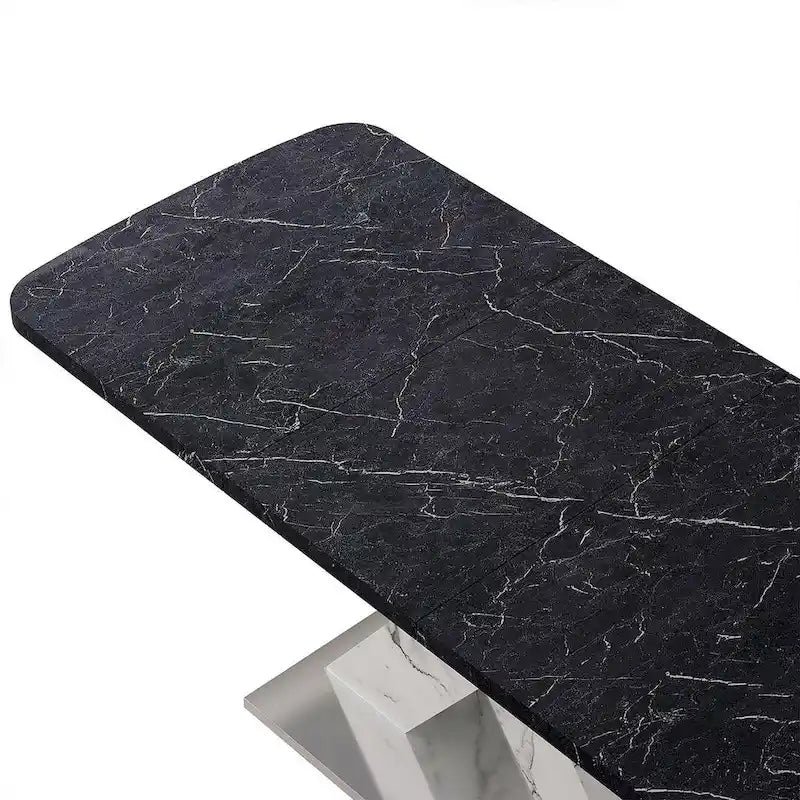 Table à manger carrée moderne 47,24-62,99 L