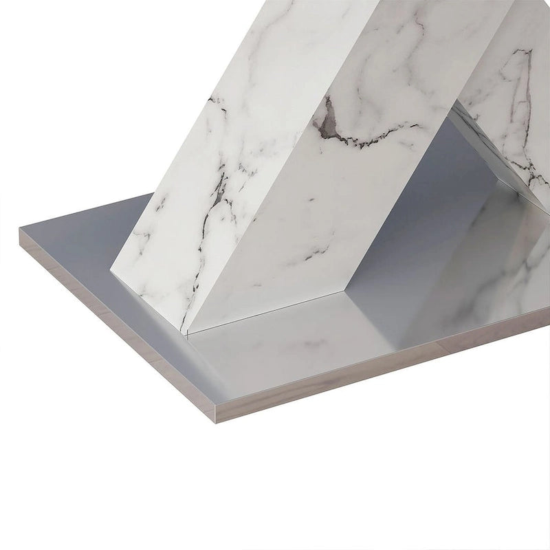 Table à manger carrée moderne 47,24-62,99 L