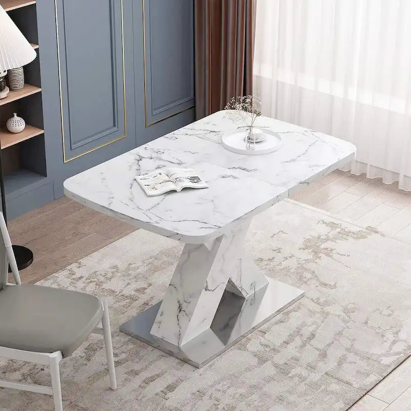 Table à manger carrée moderne 47,24-62,99 L