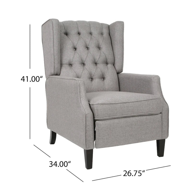 Fauteuil inclinable à oreilles traditionnel