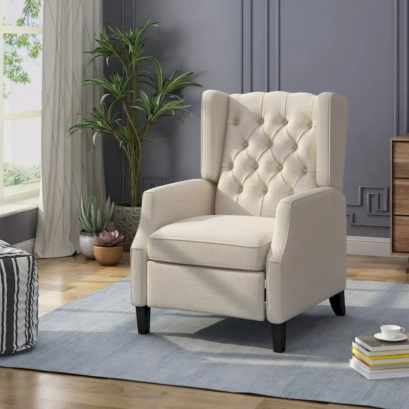 Fauteuil inclinable à oreilles traditionnel