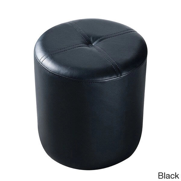 Tabouret ottoman rond rembourré