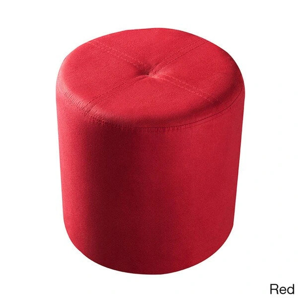 Tabouret ottoman rond rembourré