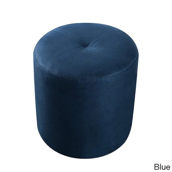 Tabouret ottoman rond rembourré