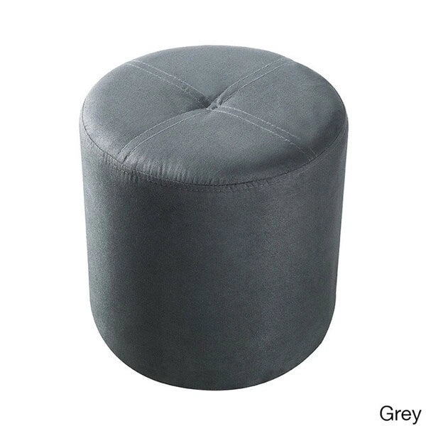 Tabouret ottoman rond rembourré