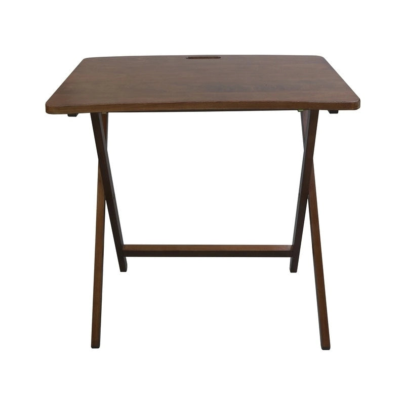 Table plateau pliable en bois massif
