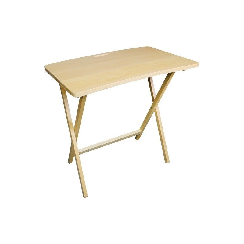 Table plateau pliable en bois massif