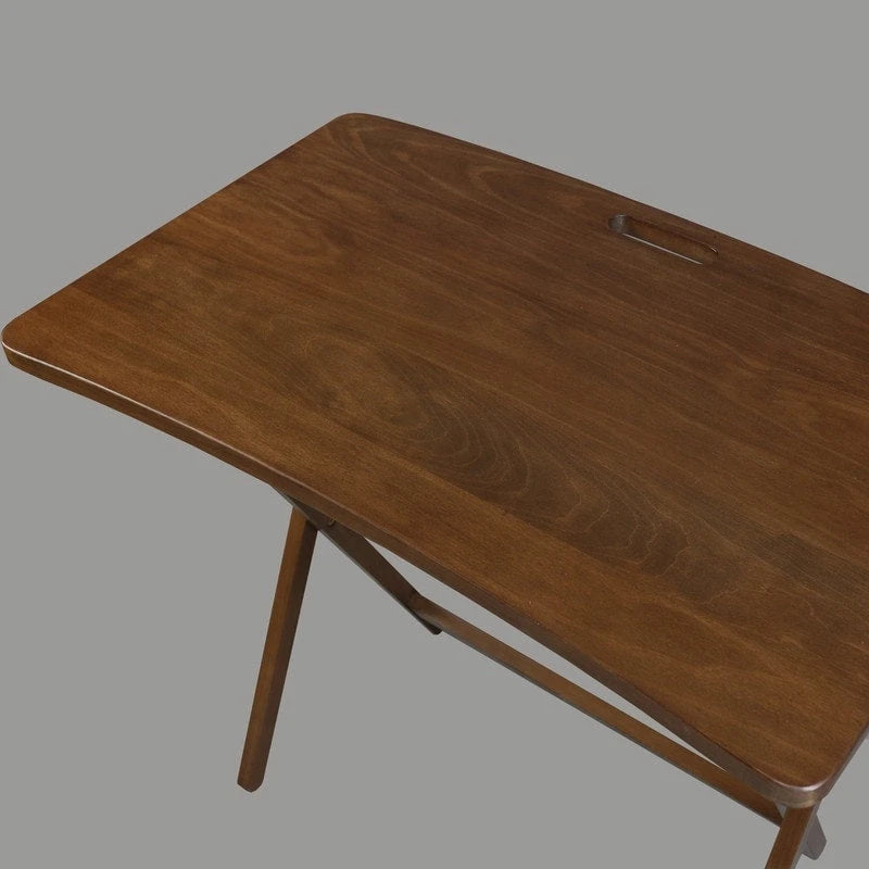 Table plateau pliable en bois massif