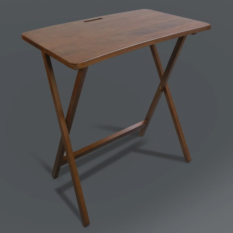 Table plateau pliable en bois massif