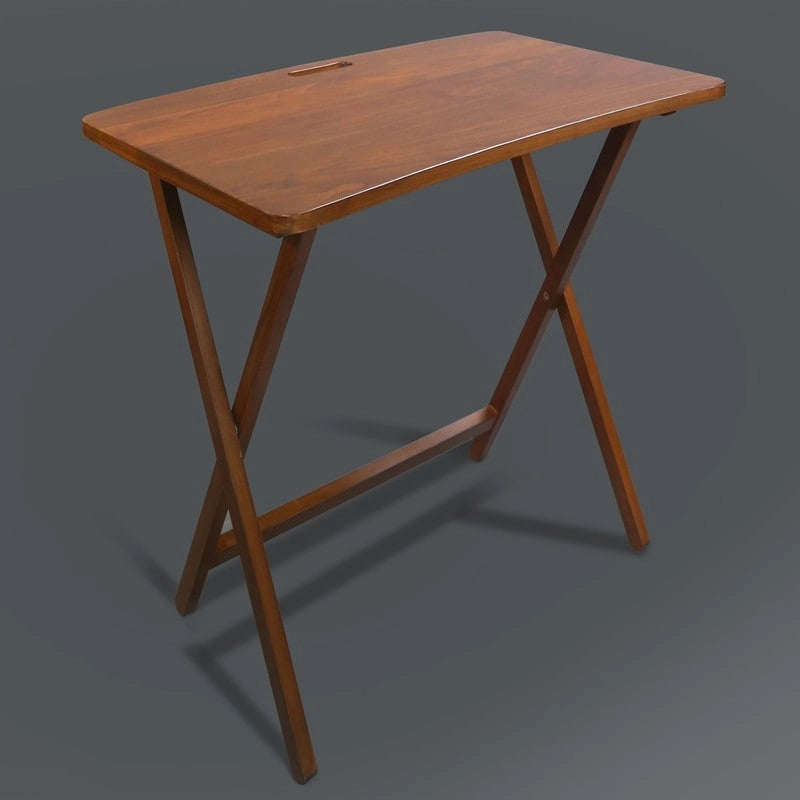 Table plateau pliable en bois massif