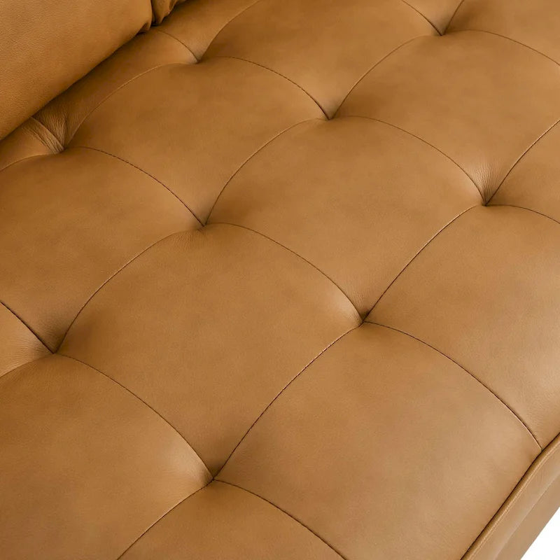 Causeuse en cuir
