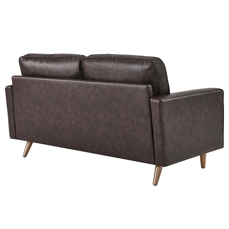 Causeuse en cuir