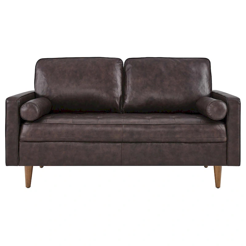 Causeuse en cuir