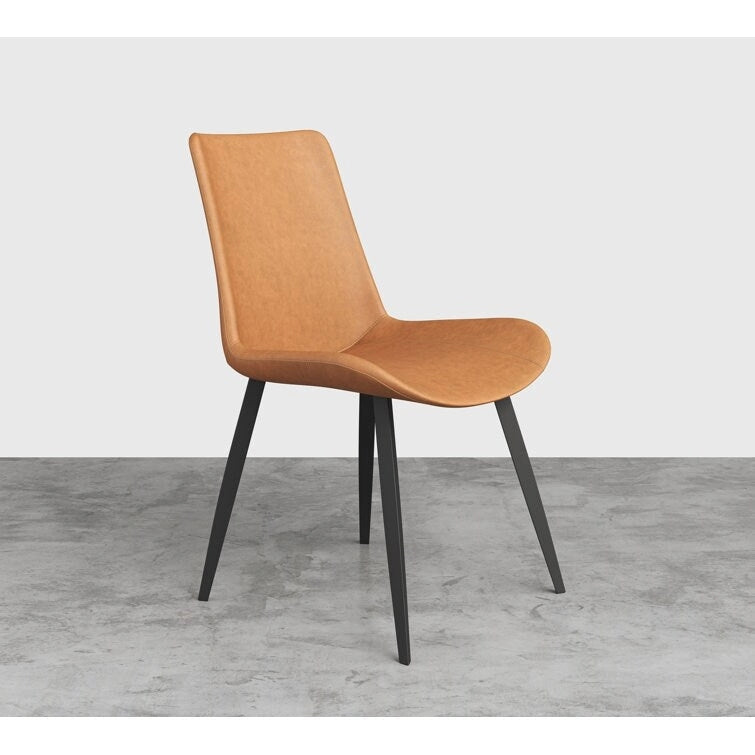 Chaise de salle à manger recouverte de cuir suédé (lot de 2)