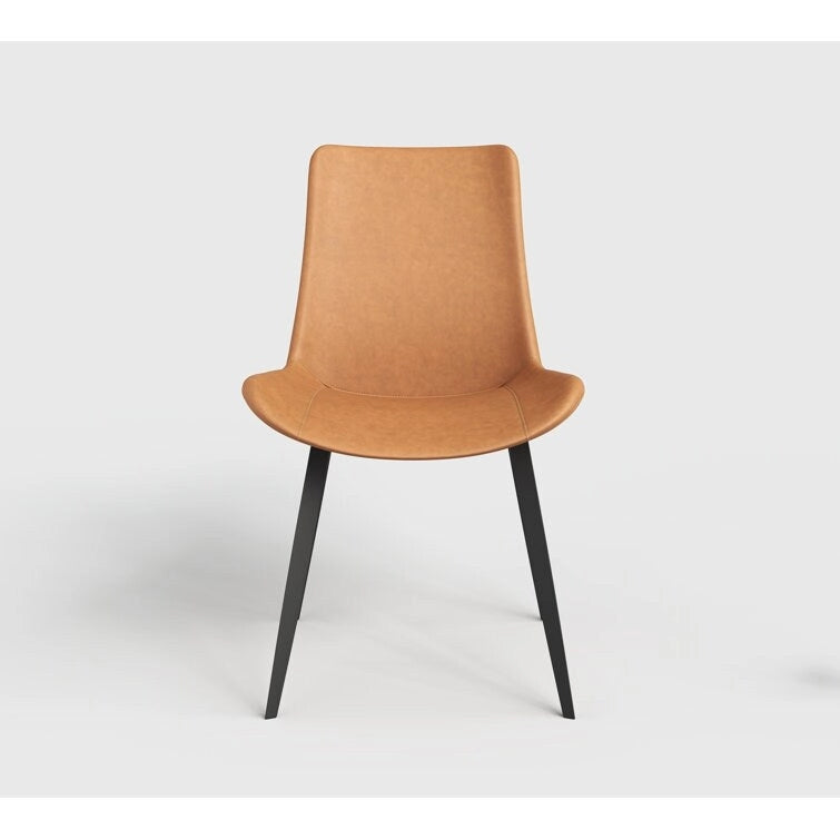 Chaise de salle à manger recouverte de cuir suédé (lot de 2)