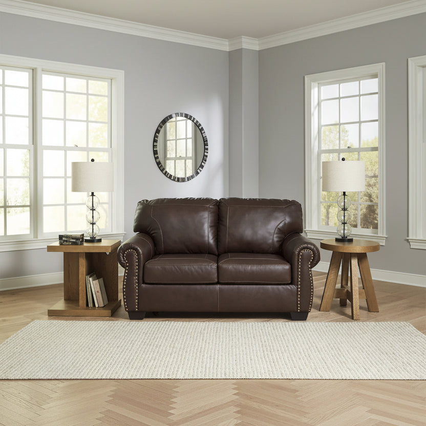 Signature Design by Ashley Colleton Dark Brown Loveseat - 67 W x 40 D x 39 H